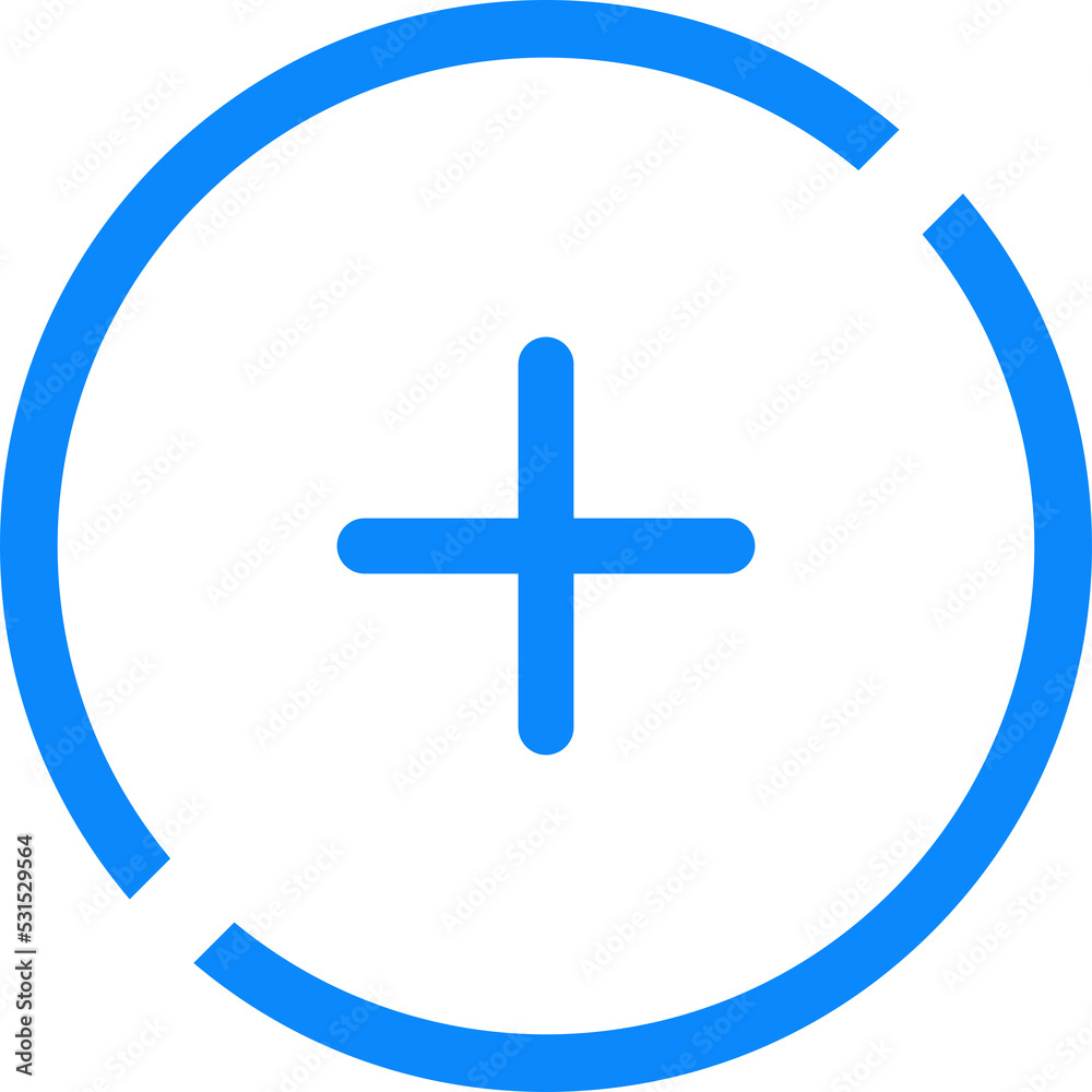 Fototapeta premium Add, plus flat icon