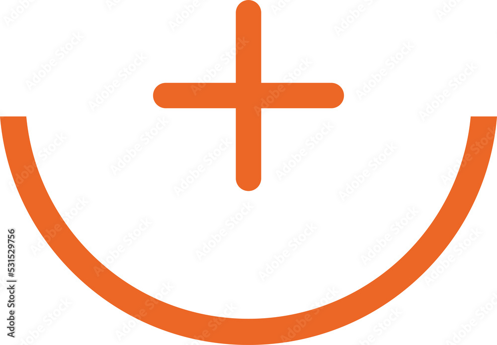 Fototapeta premium Add, plus flat icon