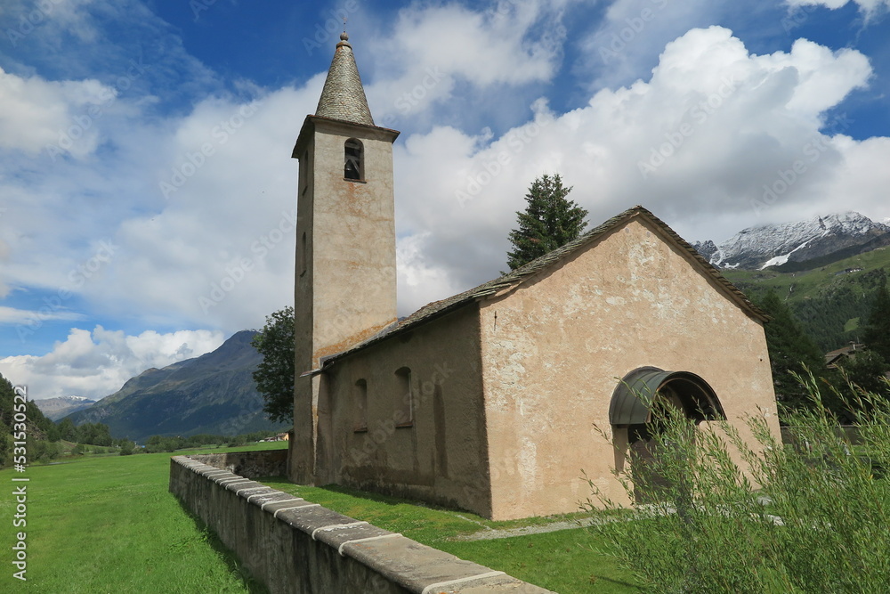 Reformierte Kirche San Lurench, Sils/Segl, Engadin Reformierte Kirche San Lurench, Sils/Segl, Engadin
