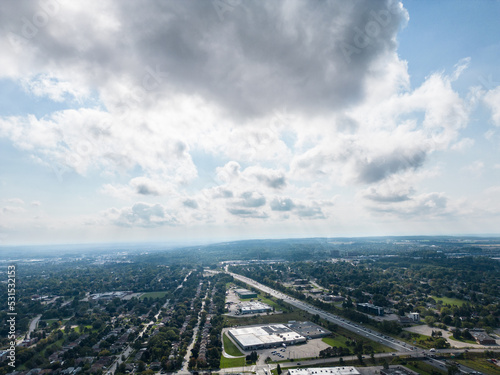 Barrie Cunndles Rd and highway 400 drone shots  © contentzilla