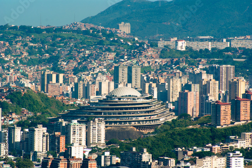 El Helicoide is a building in Caracas-Venezuela. Planned to be a shopping mall in the 50´s,  now operate as the biggest torture center in Latin America and a prison for political prisoners.