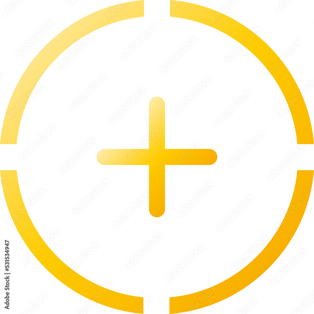 Fototapeta premium Add, plus flat icon 