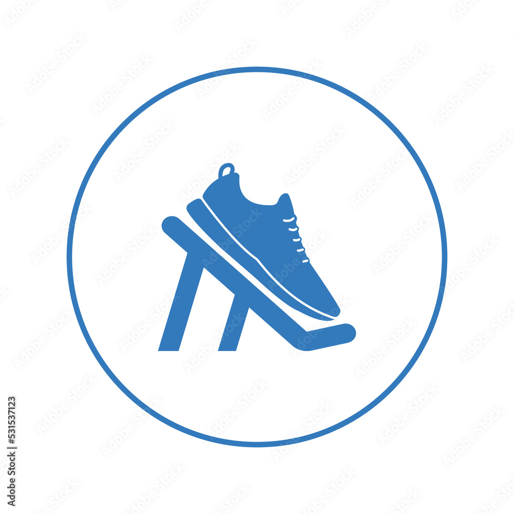 Angled display shoe stand icon | Circle version icon | Angled display shoe stand icon | Circle version icon |