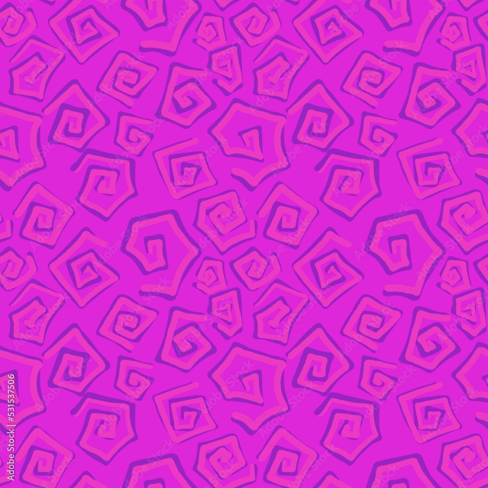 Abstract summer seamless cartoon markers zigzag pattern for wrapping and kids clothes print and swimsuit fabrics
