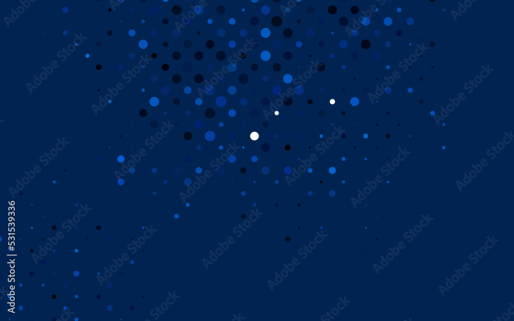 Light BLUE vector background with bubbles. Light BLUE vector background with bubbles.