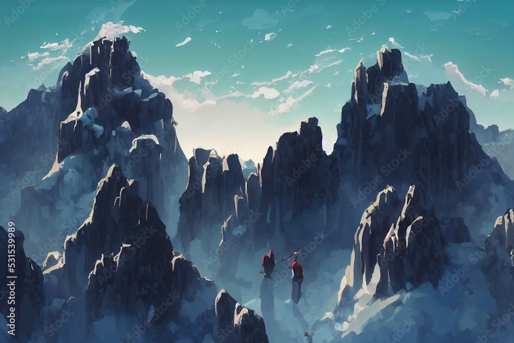 Doujinshi Mountain Climbing Division (Yukiyama Seventh Eye) Animation for  th... | eBay