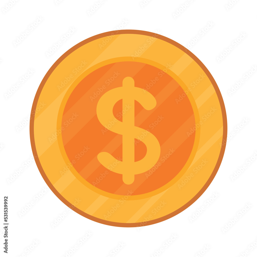 golden coin money dollar
