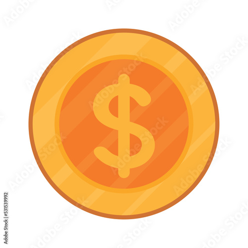 golden coin money dollar