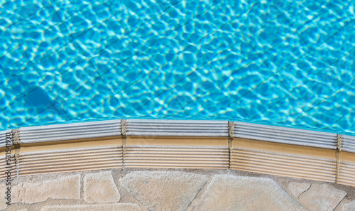 Swimming pool copy space texture © 3dts