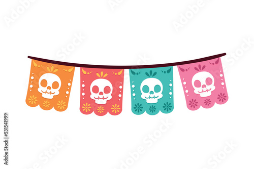 mexican celebration garland hanging