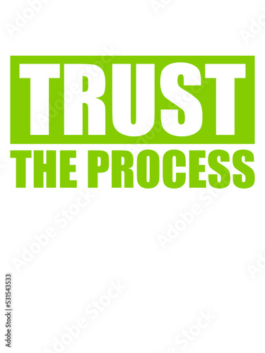 trust the process Zitat 