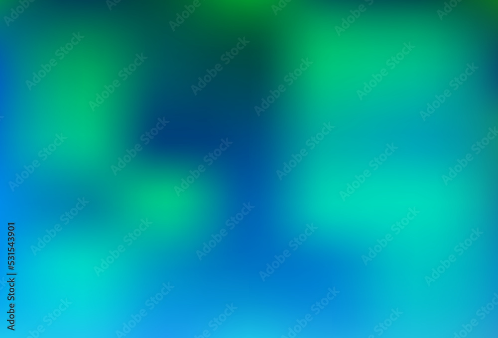 Light Blue, Green vector blurred background.