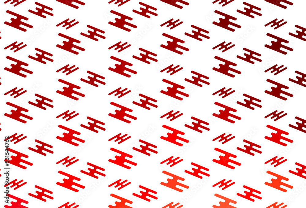 Light Red vector template with repeated sticks. Light Red vector template with repeated sticks.