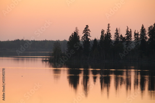 Sunset On The Island, Elk Island National Park, Alberta