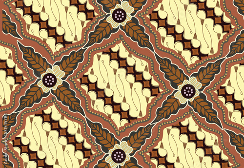 Batik Indonesian: is a technique of wax-resist dyeing applied to whole cloth, or cloth made using this technique originated from Indonesia.