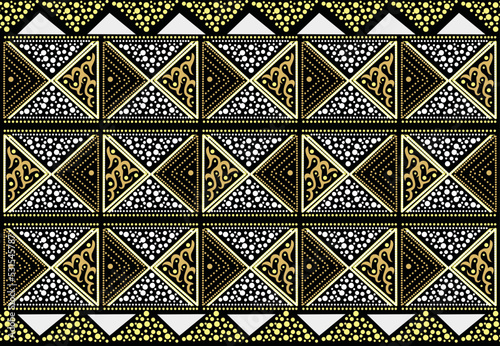 Batik Indonesian: is a technique of wax-resist dyeing applied to whole cloth, or cloth made using this technique originated from Indonesia.
