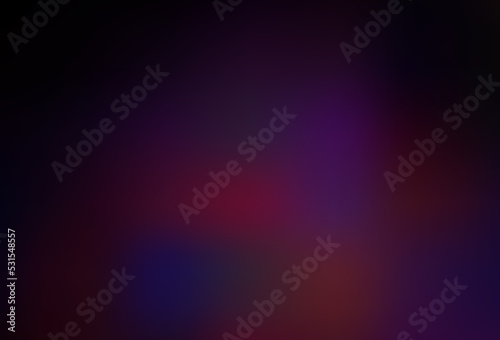 Dark Purple vector blurred background.