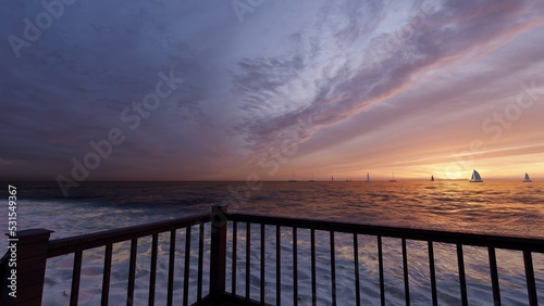 view of the sea from the pier © Hirzan