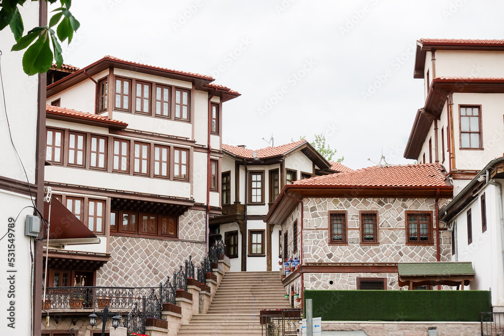 Hacibayram district with historical mansions - Ulus, Ankara - Turkey Hacibayram district with historical mansions - Ulus, Ankara - Turkey