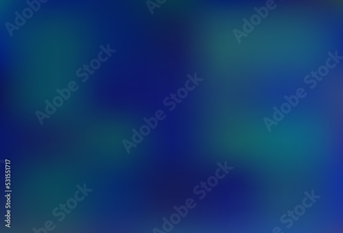 Dark BLUE vector bokeh and colorful pattern.