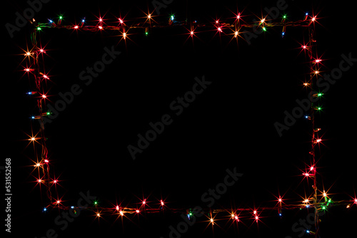 Fototapeta Naklejka Na Ścianę i Meble -  christmas background with lights