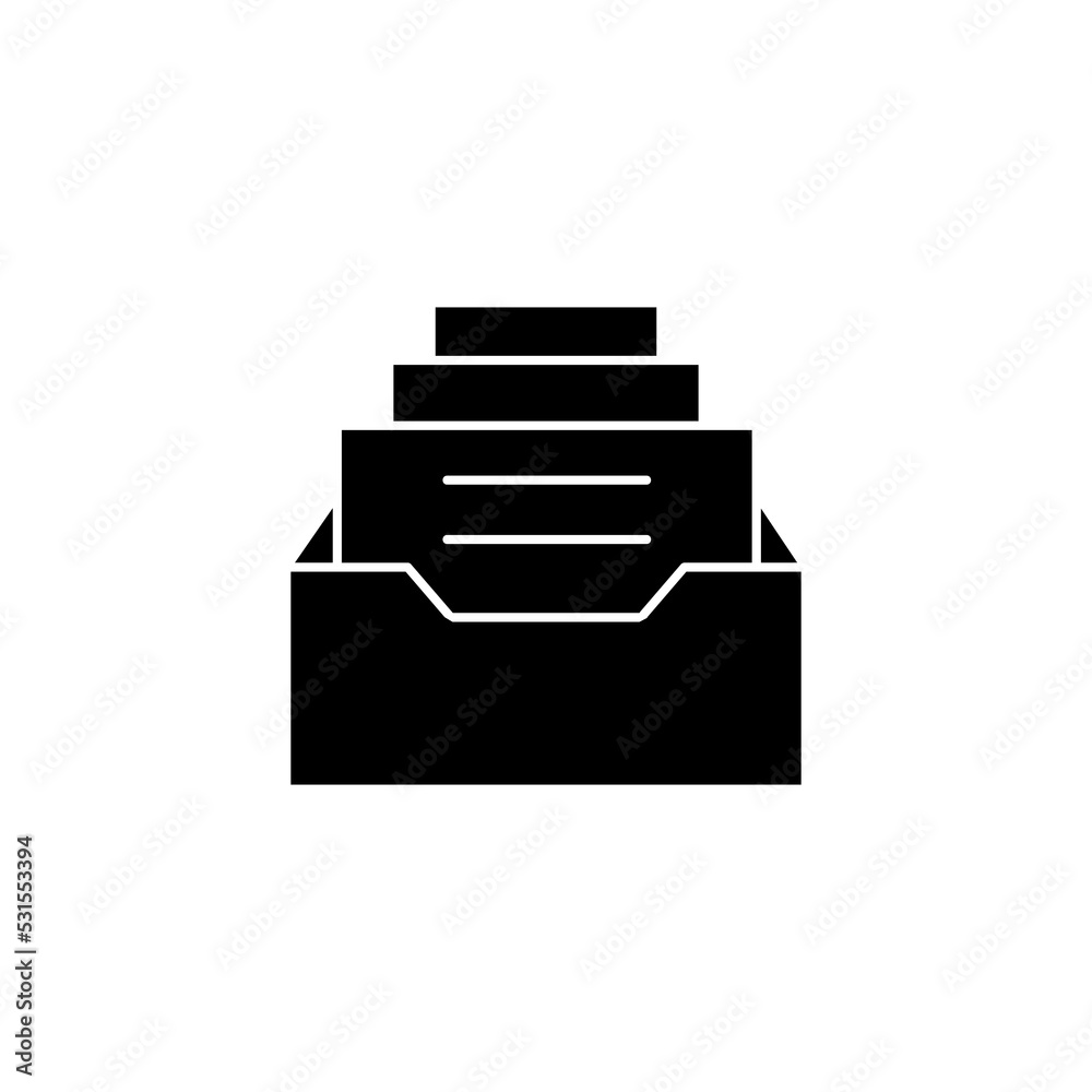 Archive folders icon vector for web and mobile app. Document vector icon. Archive storage icon. Archive folders icon vector for web and mobile app. Document vector icon. Archive storage icon.