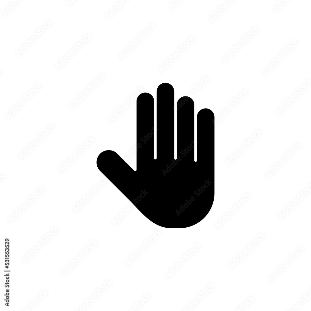Hand icon vector for web and mobile app. hand sign and symbol. hand gesture Hand icon vector for web and mobile app. hand sign and symbol. hand gesture