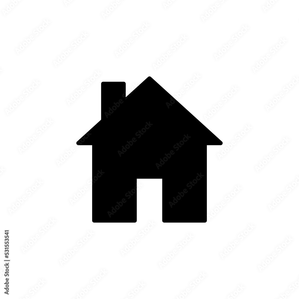 House icon vector for web and mobile app. Home sign and symbol