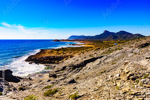 Sea shore, coast landscape in Spain. © anetlanda