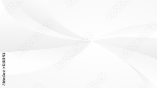 white background with grey curve ornament