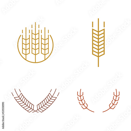 wheat Logo Template