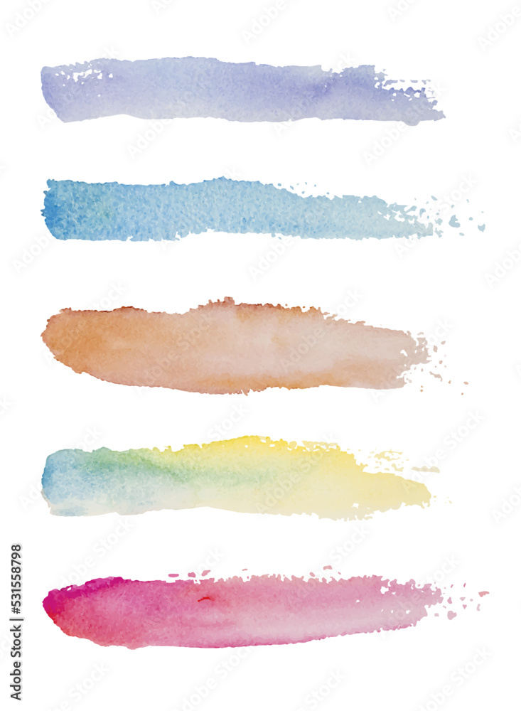 Obraz premium Abstract watercolor painting texture brush for template banner background.
