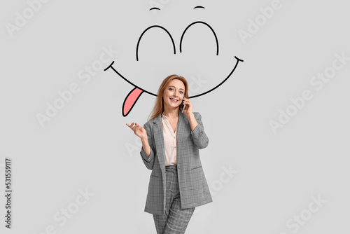 Stylish mature businesswoma...