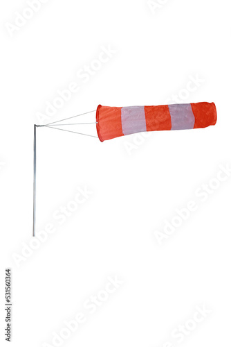 Windsock is equipment that has a function to visually observe and predict wind direction. This windsock is one of the tools that must be available at the airport 