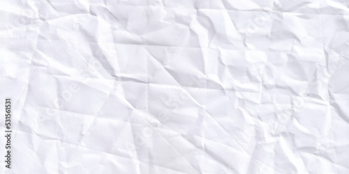 White crumpled paper , soft focus