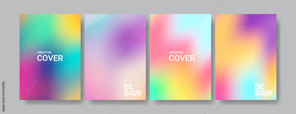 Colorful Business Cover Collection Design in A4 Size