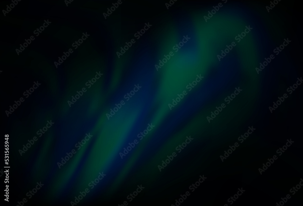 Dark BLUE vector pattern with lines, ovals. Dark BLUE vector pattern with lines, ovals.
