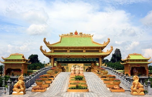 Dai Nam Golden Temple on 23 Oct 2016 - Vietnam  Dai Nam is also called Tu An Temple  Temple of Four Gratitude   a reminder of the origins of the Vietnamese and the people who helped form the country.