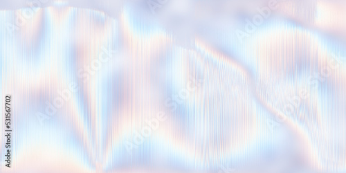 Abstract trendy holographic background. Abstract hologram gradient background. Abstract holographic rainbow metal gradient.	 photo