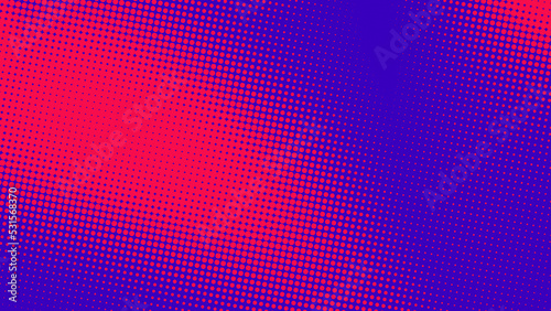 Abstract dots halftone purple pink color pattern gradient texture background.