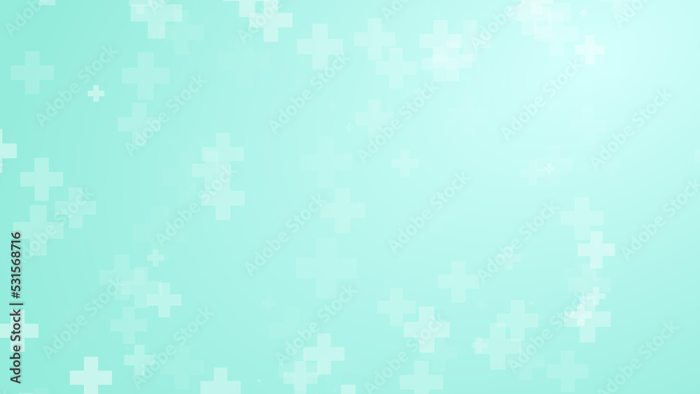 Abstract white blue green colors cross pattern healthcare background. Abstract white blue green colors cross pattern healthcare background.