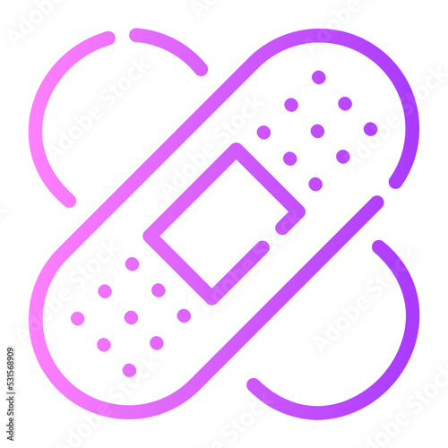 plaster gradient icon
