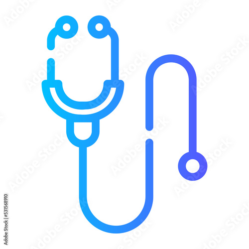 stethoscope gradient icon