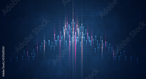 Blue light streak, fiber optic, speed line, futuristic background for 5g or 6g technology wireless data transmission, high-speed internet in abstract. internet network concept. vector design