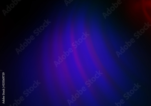 Dark Multicolor  Rainbow vector blurred shine abstract pattern.