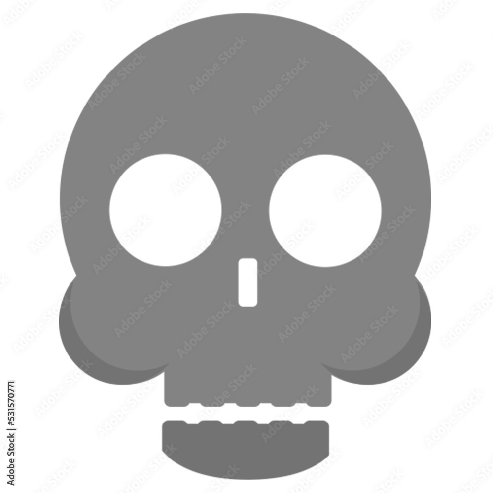 Flat design skull vector graphic illustration suitable for storybooks, web design and motion videos, presentation videos and more Flat design skull vector graphic illustration suitable for storybooks, web design and motion videos, presentation videos and more