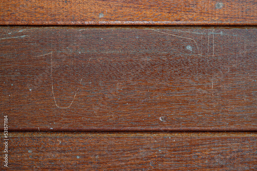 Plank wood table floor with natural pattern texture background.