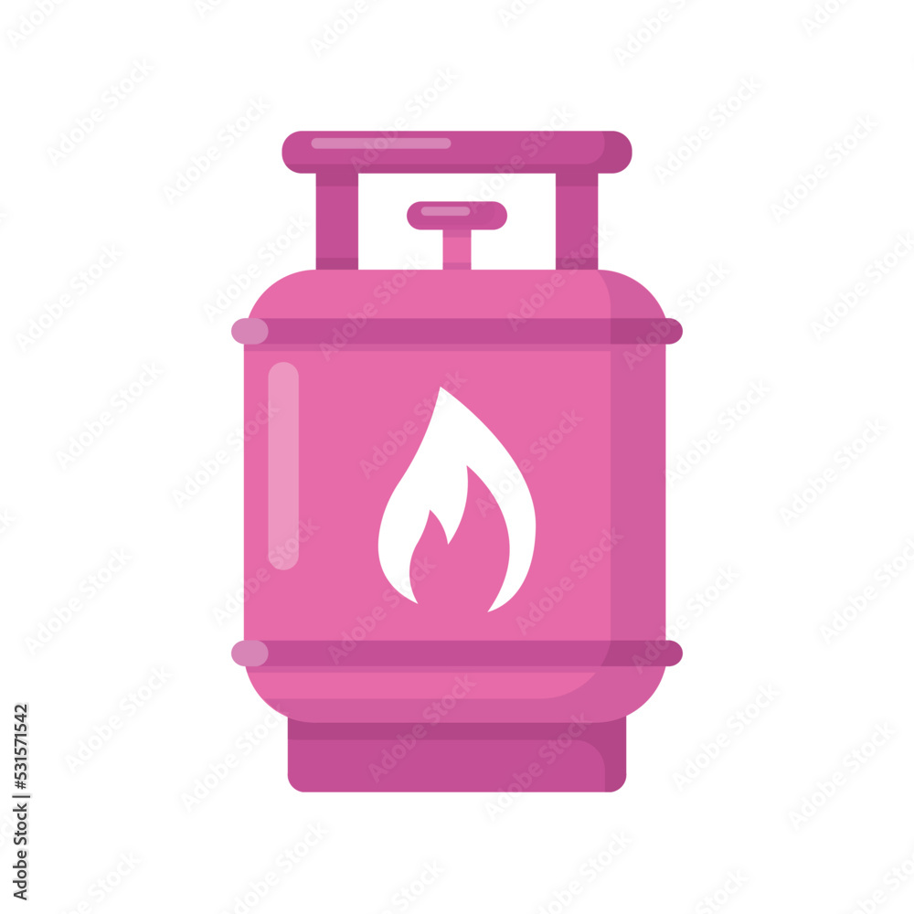 Vector graphic of gas tank. Blue gas tank illustration with flat design style. Suitable for content design assets Vector graphic of gas tank. Blue gas tank illustration with flat design style. Suitable for content design assets