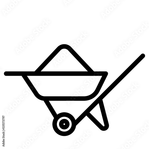 sand trolley icon