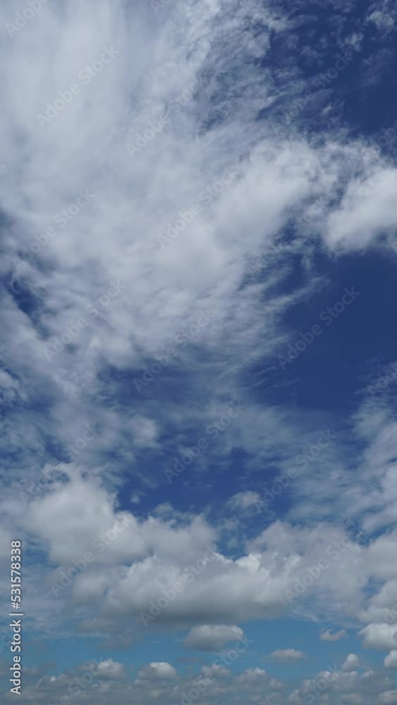 cloud sky timelapse in beautiful day.
